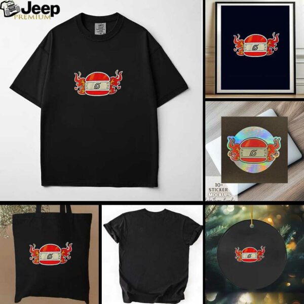 France BurgerKing x Naruto logo t shirt