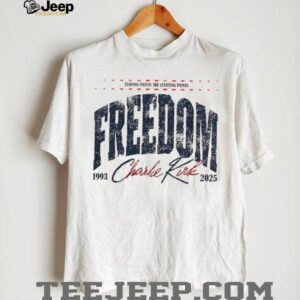 Freedom turning points are starting points Charlie Kirk 1993 2025 great American patriotic shirt