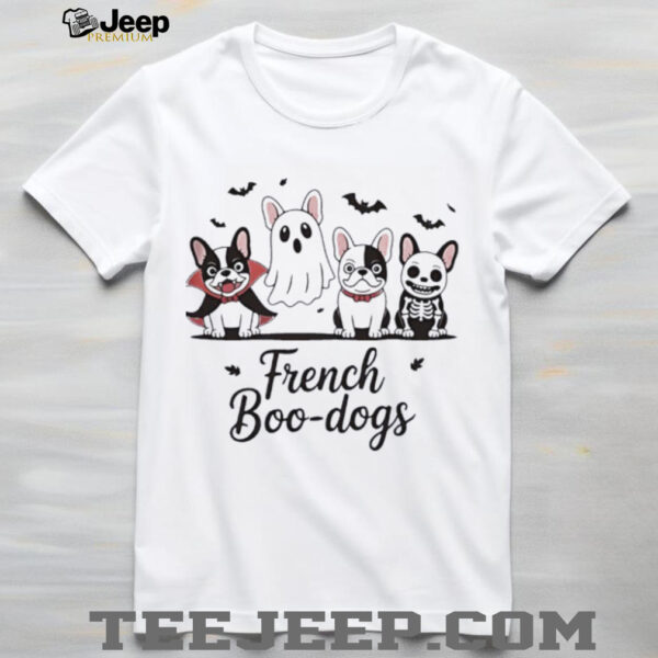 French Boo dogs ghost Halloween shirt