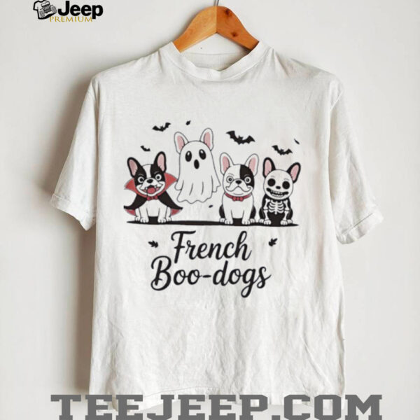 French Boo dogs ghost Halloween shirt