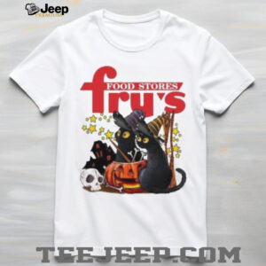 Fry’s Food and Drug X Black Cat Witch Halloween 2025 T shirt