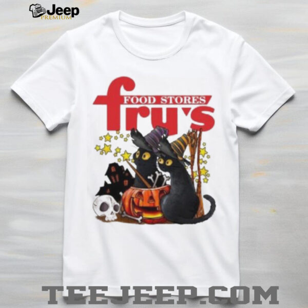 Fry’s Food and Drug X Black Cat Witch Halloween 2025 T shirt