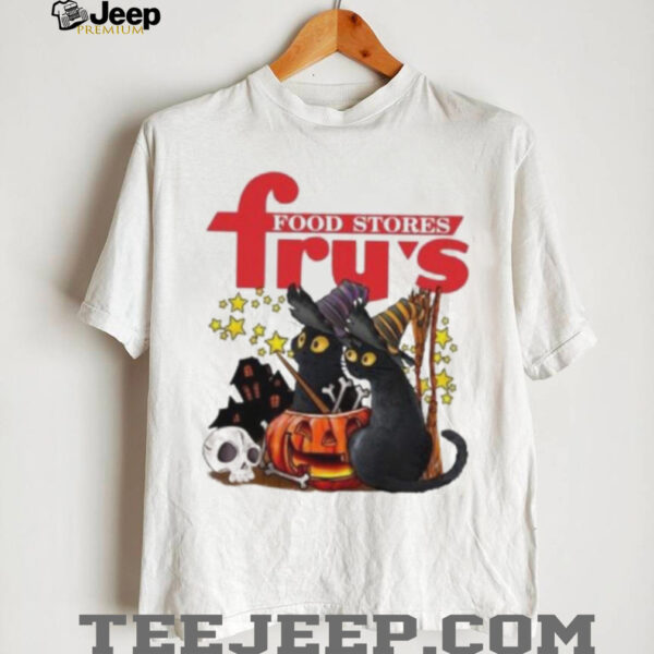 Fry’s Food and Drug X Black Cat Witch Halloween 2025 T shirt