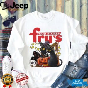 Fry’s Food and Drug X Black Cat Witch Halloween 2025 T shirt