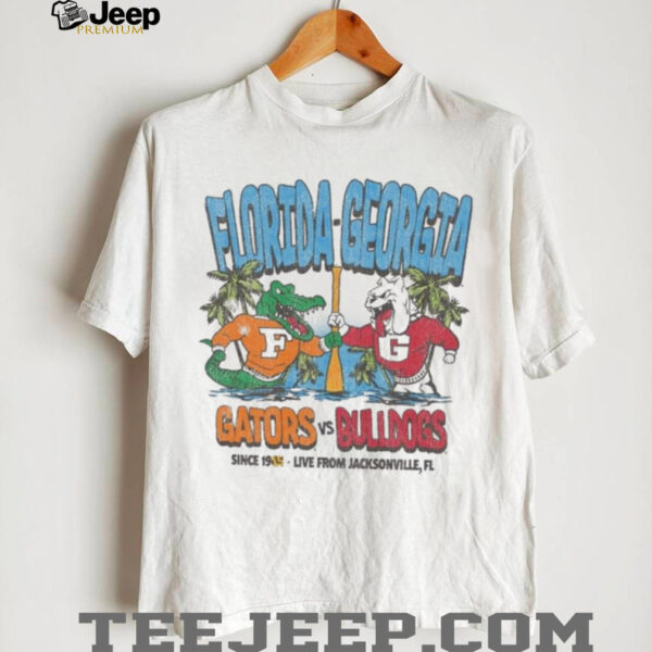 Georgia Bulldogs Vs Florida Gators 2025 Rivalry Jacksonville Mascot Matchup shirt