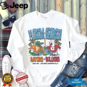Georgia Bulldogs Vs Florida Gators 2025 Rivalry Jacksonville Mascot Matchup shirt