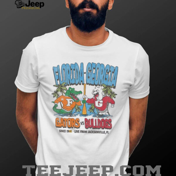 Georgia Bulldogs Vs Florida Gators 2025 Rivalry Jacksonville Mascot Matchup shirt