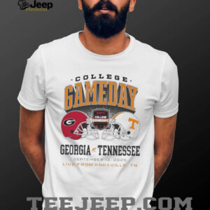 Georgia Bulldogs vs Tennessee Volunteers Sept 13 2025 Live From Knoxville Tn College Gameday shirt