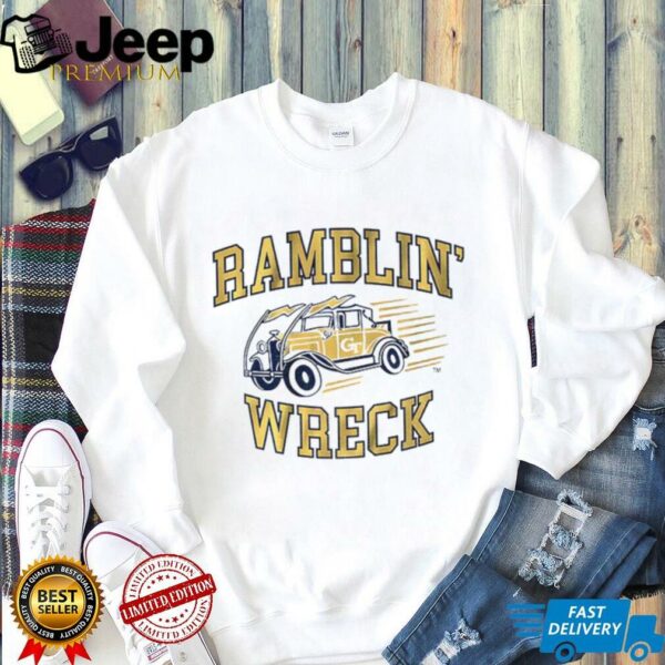 Georgia Tech Yellow Jackets Football Ramblin’ Wreck shirt