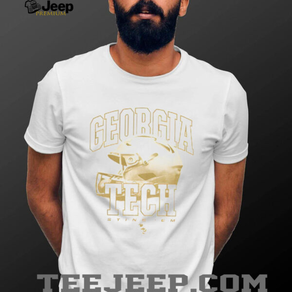 Georgia Tech Yellow Jackets Football helmet Sting ’em shirt