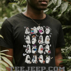 Ghost book spooky Halloween 2025 gift for fan shirt Ghost book spooky Halloween 2025 gift for fan shirt