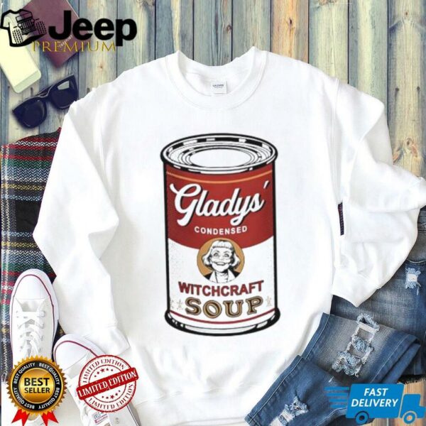 Gladys’ Condensed Witchcraft Soup classic parody art shirt