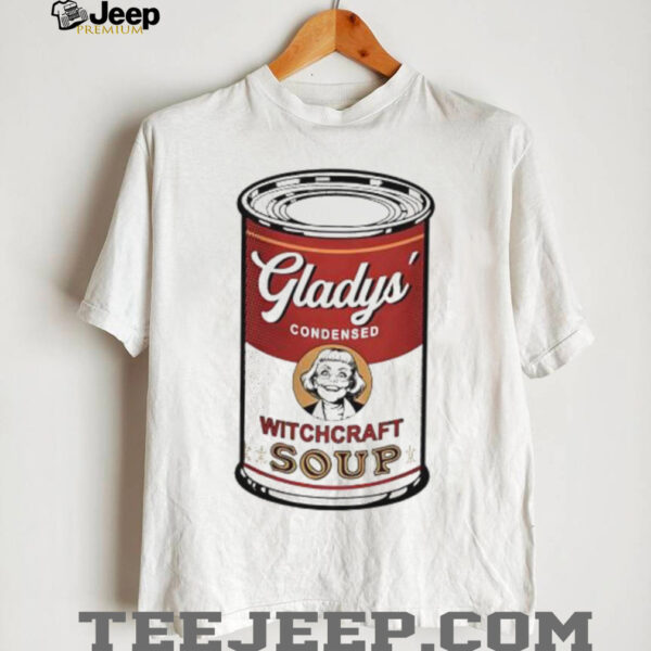 Gladys’ Condensed Witchcraft Soup classic parody art shirt