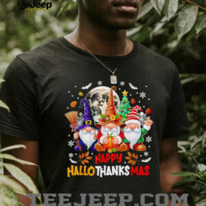 Gnomes happy Hallothanksmas shirt