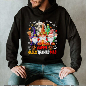 Gnomes happy Hallothanksmas shirt