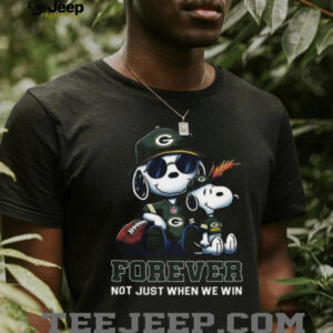 Green Bay Packers Peanuts Snoopy Forever shirt