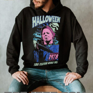 Halloween Michael Meyers Neon Graphic Shirt