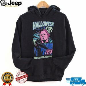 Halloween Michael Meyers Neon Graphic Shirt