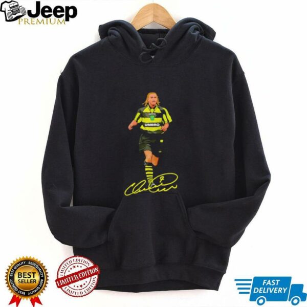Henrik Larsson Celtic FC umbro signature shirt