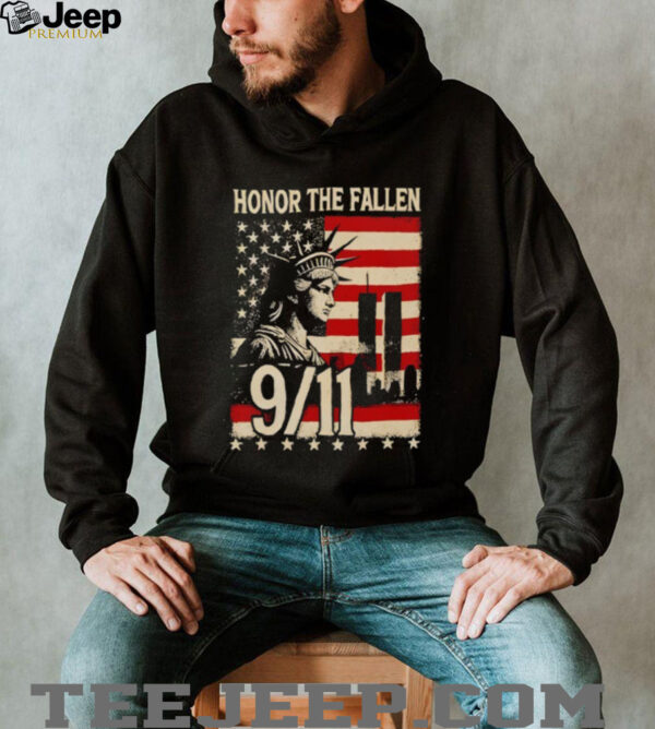 Honor The Fallen September 11 American Flag Shirt