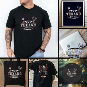 Houston Texans NFL Harley Davidson motorcycle graphic shirt
