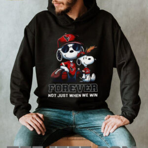 Houston Texans Peanuts Snoopy Forever shirt