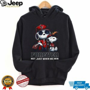 Houston Texans Peanuts Snoopy Forever shirt