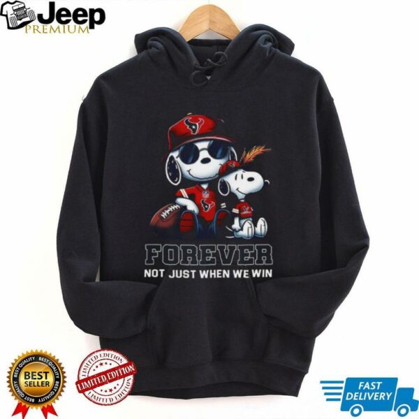 Houston Texans Peanuts Snoopy Forever shirt