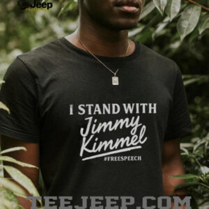 I Stand with Jimmy Kimmel Free Speech Late Night TV supporter shirt