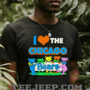 I love Chicago Bears NFL x Grateful Dead shirt