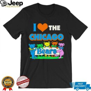 I love Chicago Bears NFL x Grateful Dead shirt