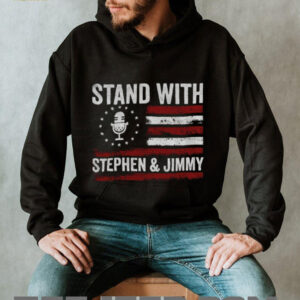 I stand with Stephen Colbert and Jimmy Kimmel Free Speech 2028 American flag shirt
