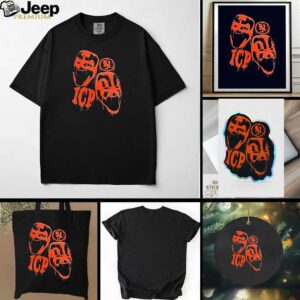 ICP Orange Faces Girly Shirt