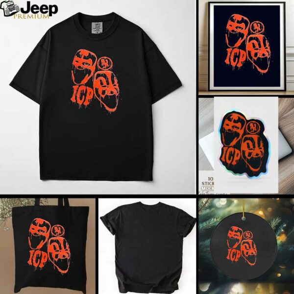 ICP Orange Faces Girly Shirt