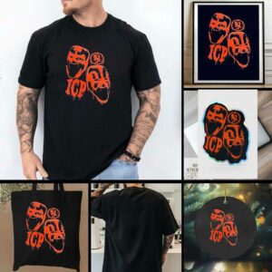 ICP Orange Faces Girly Shirt