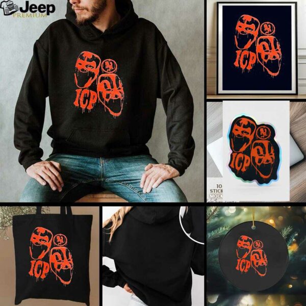 ICP Orange Faces Girly Shirt