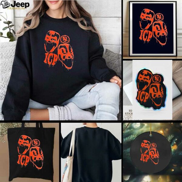 ICP Orange Faces Girly Shirt