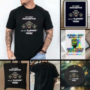 Im chief kickabitch native Baby Yoda from the slapahoe funny tribe t shirt