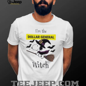 I’m the Dollar General Snoopy Witch Halloween shirt