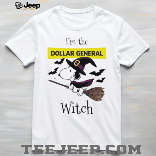 I’m the Dollar General Snoopy Witch Halloween shirt