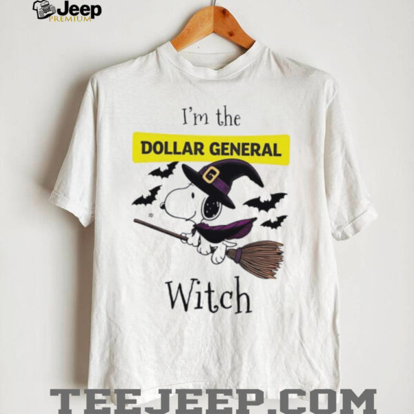 I’m the Dollar General Snoopy Witch Halloween shirt