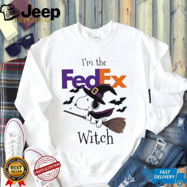I’m the FedEx Snoopy Witch Halloween shirt