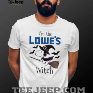 I’m the Lowe’s Snoopy Witch Halloween shirt
