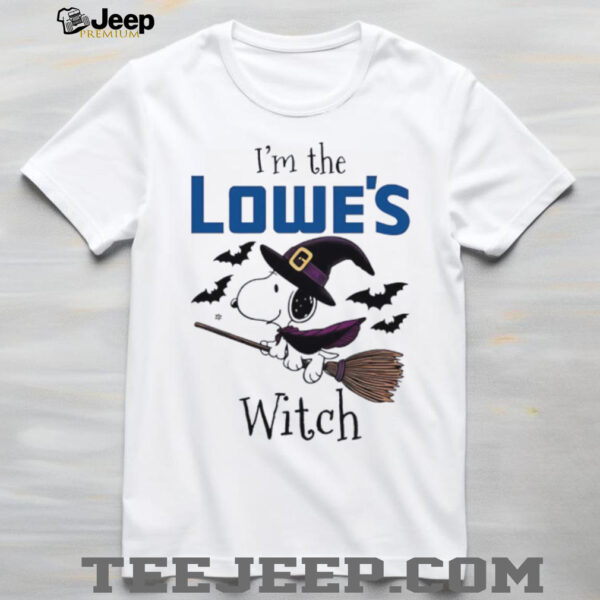 I’m the Lowe’s Snoopy Witch Halloween shirt
