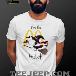 I’m the Mc Donald’s Snoopy Witch Halloween shirt