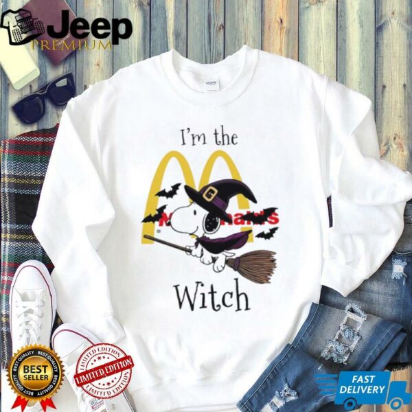 I’m the Mc Donald’s Snoopy Witch Halloween shirt
