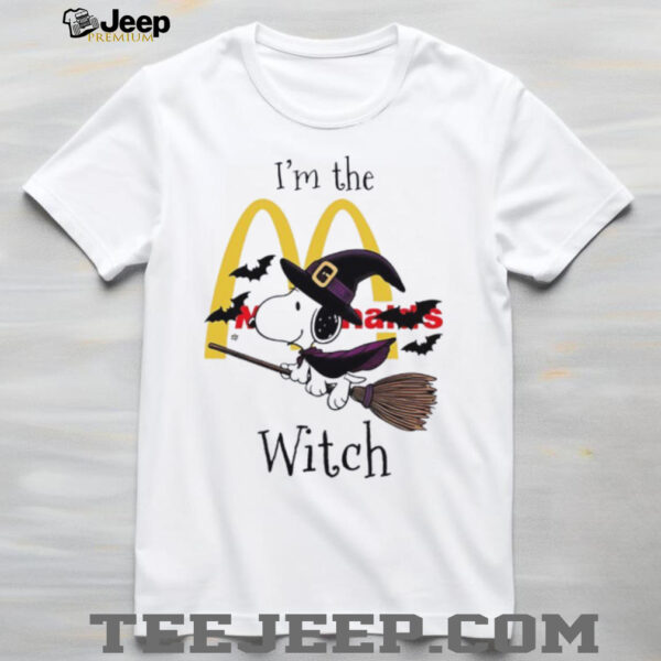 I’m the Mc Donald’s Snoopy Witch Halloween shirt