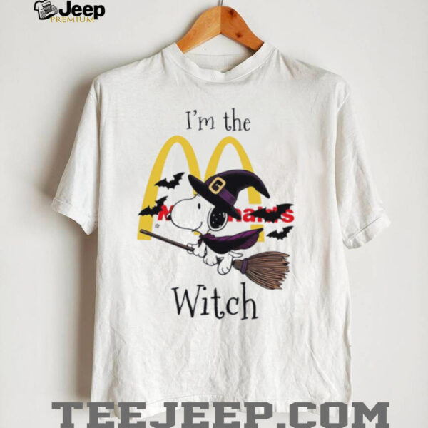 I’m the Mc Donald’s Snoopy Witch Halloween shirt