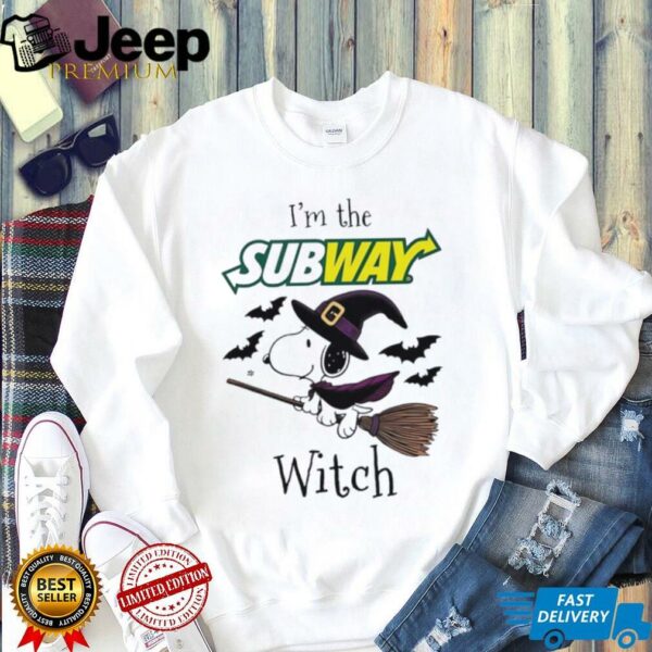 I’m the Subway Snoopy Witch Halloween shirt