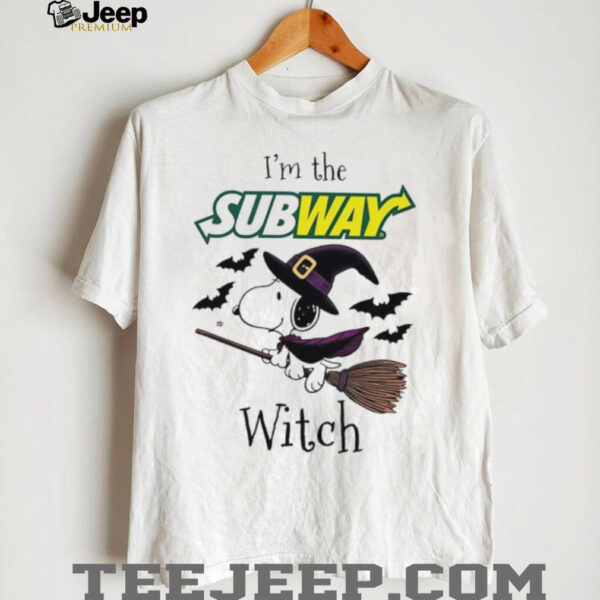 I’m the Subway Snoopy Witch Halloween shirt